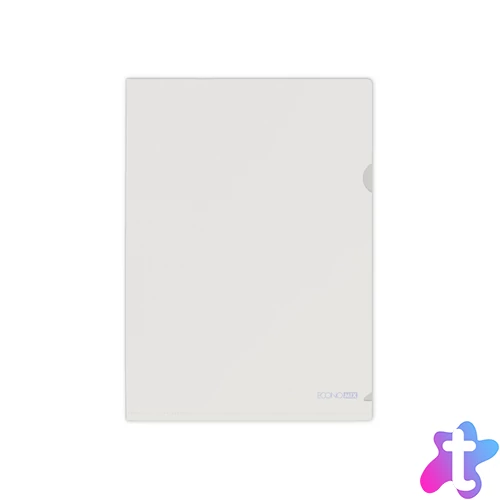 Genotherm `L` A4, PP 180 micron fényes, víztiszta, Economix áttetsző 10db/csomag