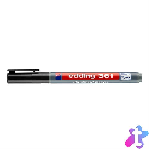 Táblamarker 1mm, kerek Edding 361 fekete