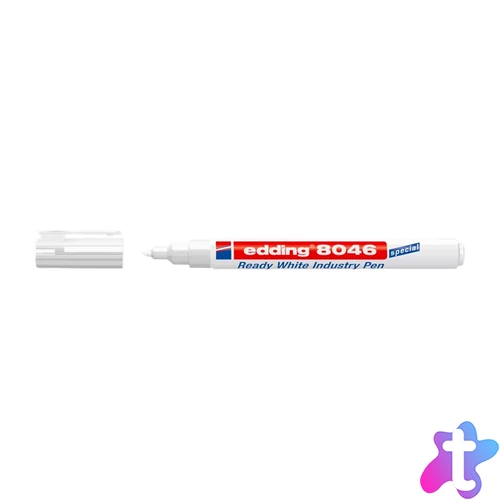 Alkoholos marker 1-3mm, kerek 8046 Edding fehér