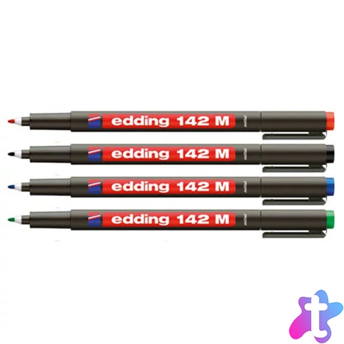 Alkoholos marker 0,6mm, 141F OHP Edding piros