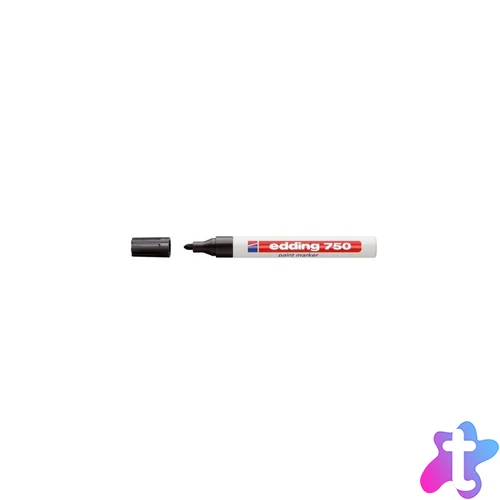 Lakkmarker 2-4mm, kerek Edding 750 fekete
