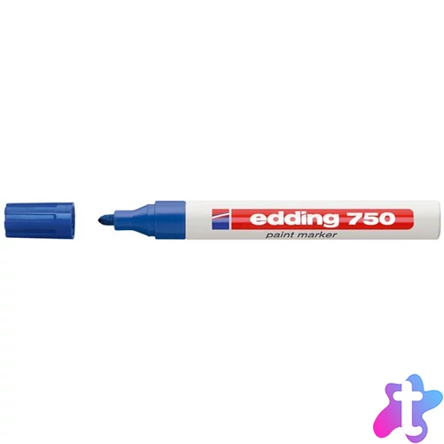Lakkmarker 2-4mm, kerek Edding 750 kék