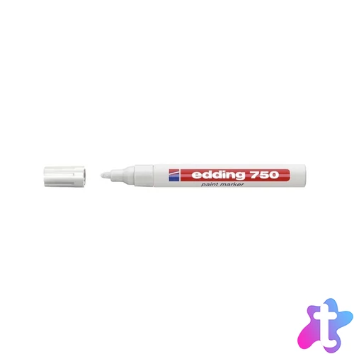 Lakkmarker 2-4mm, kerek Edding 750 fehér