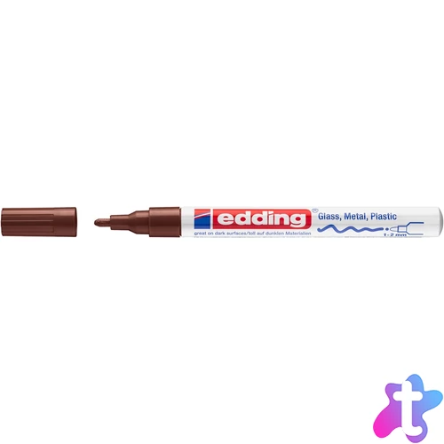 Lakkmarker 1-2mm, kerek Edding 751 barna