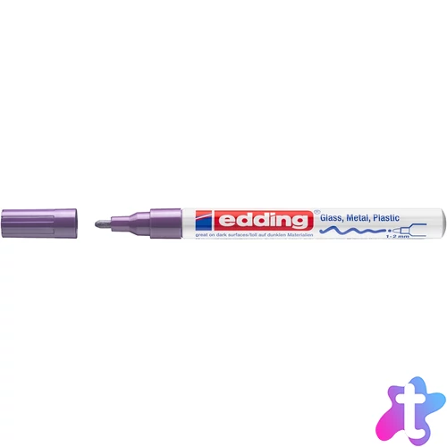 Lakkmarker 1-2mm, kerek Edding 751 lila