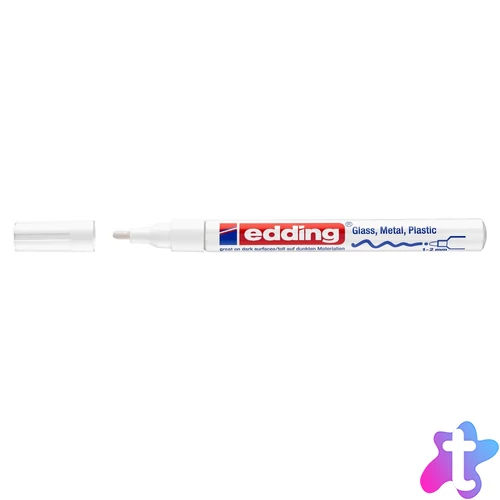 Lakkmarker 1-2mm, kerek Edding 751 fehér