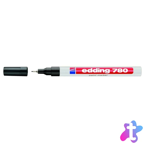 Lakkmarker 0,8mm, kerek Edding 780 fekete