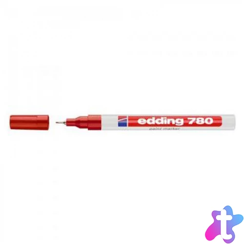 Lakkmarker 0,8mm, kerek Edding 780 piros