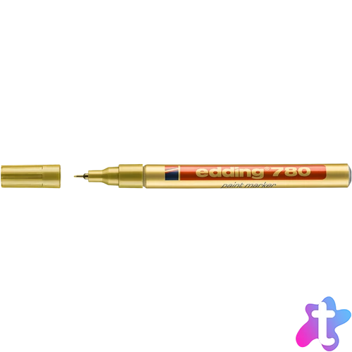 Lakkmarker 0,8mm, kerek Edding 780 arany