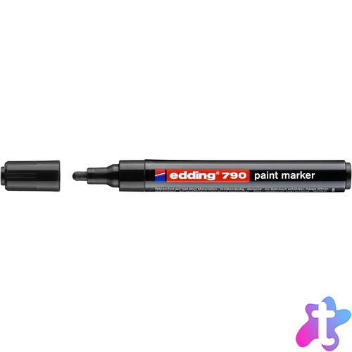 Lakkmarker 2-3mm, kerek Edding 790 fekete