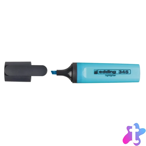 Szövegkiemelő 2-5mm, vágott Edding 345 kék
