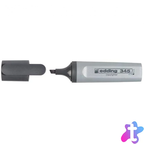 Szövegkiemelő 2-5mm, vágott Edding 345 szürke