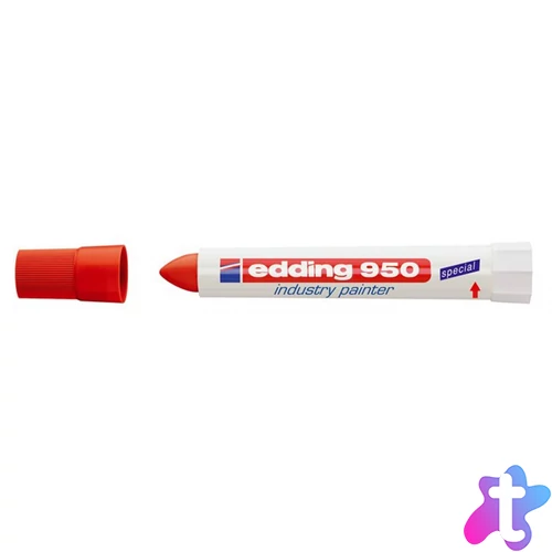 Alkoholos jelölő marker 10mm, kúpos Edding 950 piros