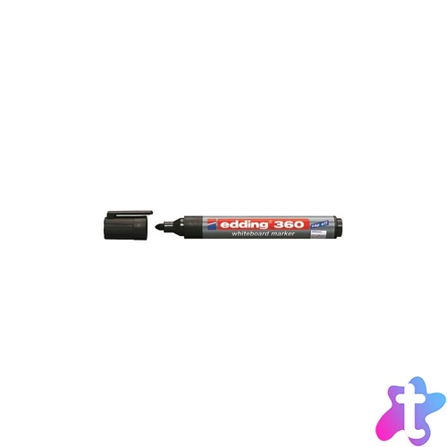 Táblamarker 1,5-3mm, kerek Edding 360 fekete
