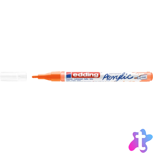 Akril marker 1-2mm, Edding 5300 neon narancssárga