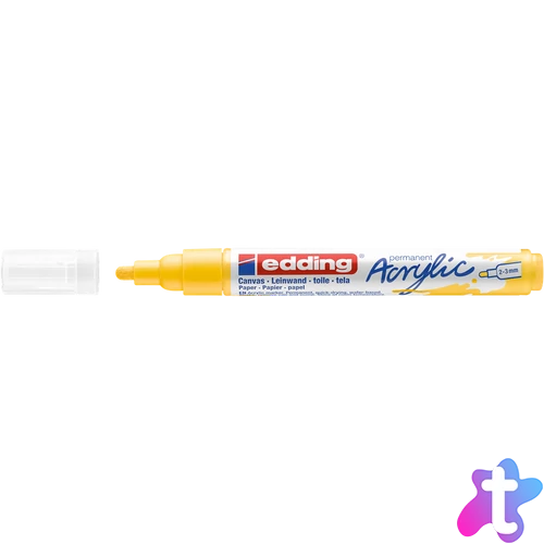 Akril marker 2-3mm, Edding 5100 citromsárga