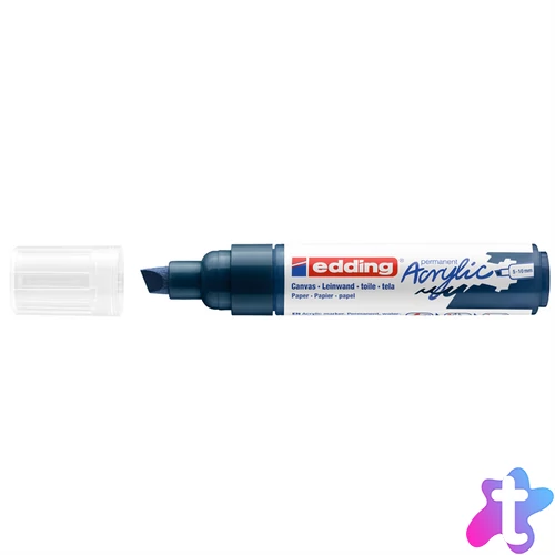 Akril marker 5-10mm, Edding 5000 éjkék