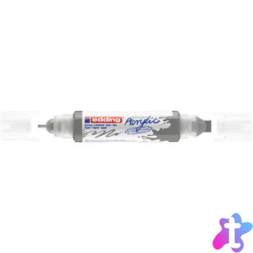 Akril marker 2-3mm, és 5-10mm, 3D kétvégű Edding 5400 antracit