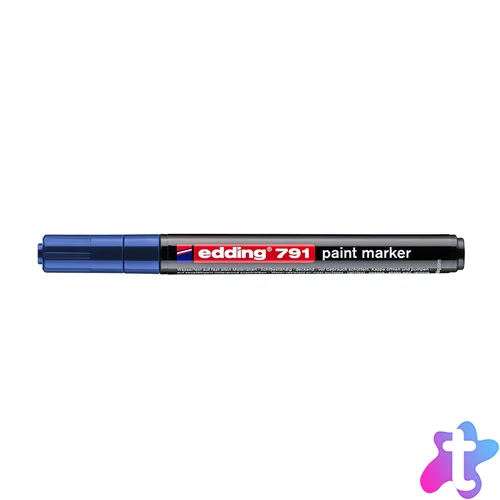 Lakkmarker 1-2mm, kerek Edding 791 kék