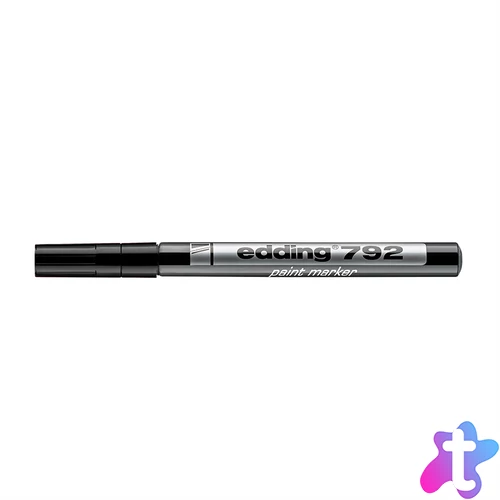 Lakkmarker 0,8mm, kerek Edding 792 fekete