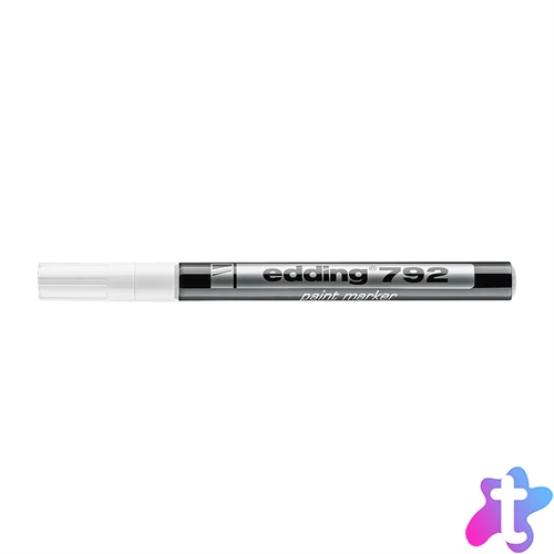 Lakkmarker 0,8mm, kerek Edding 792 fehér