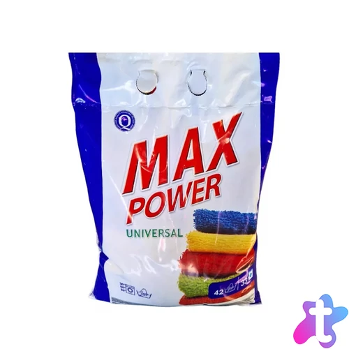 Mosópor 3 kg (33 mosás) fehér és színes ruhákhoz Max Power Universal
