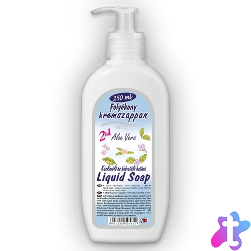 Folyékony szappan pumpás 250 ml balzsamos Mild Aloe Vera