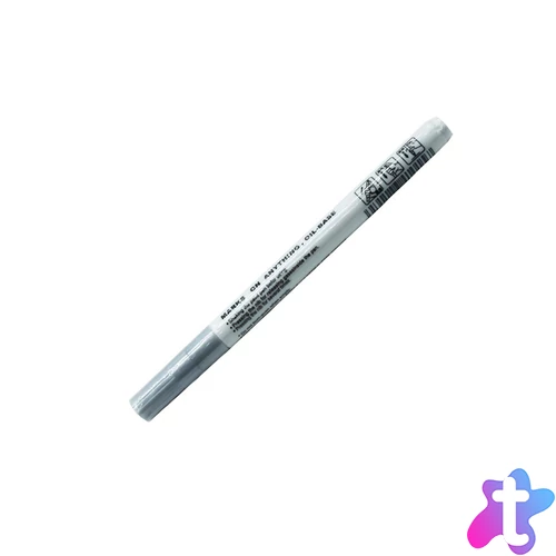 Lakkmarker 0,8mm, kerek ezüst