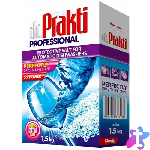 Mosogatógép regeneráló só 1,5 kg Dr. Prakti