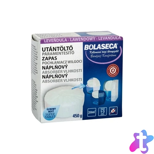 Páramentesítő utántöltő tabletta 450 g Bolaseca levendula