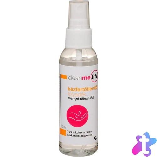 Kézfertőtlenítő folyadék pumpás 60 ml Cleanme Life