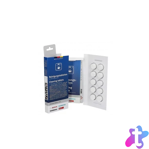 Zsírtalanító tabletta kávéfőzőhöz 10db/doboz Bosch