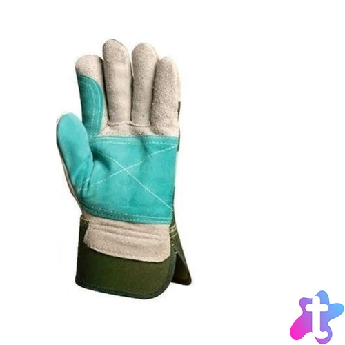 Védőkesztyű marhahasíték tenyér XL-es méret EP 154 zöld
