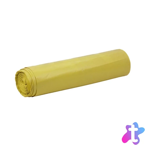 Szemeteszsák 135 liter 70 x 110 cm 25 mikron 10 db/tekercs sárga