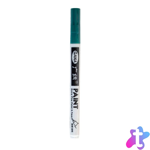 Lakkmarker 0,8mm, kerek zöld