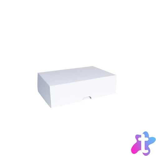 Irattári doboz téka A4, 375x250x115mm, savmentes, fehér