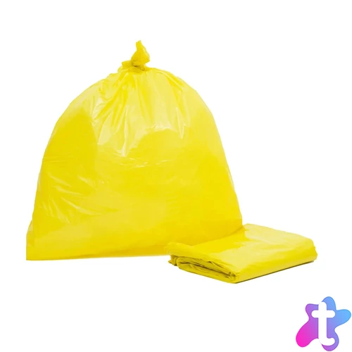 Szemeteszsák 240 liter 100 x 125 cm 80 mikron sárga