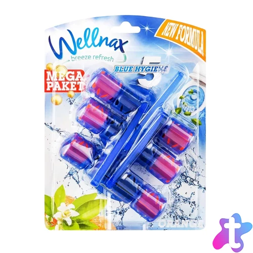 WC illatosító 3 x 50 g Wellnax Water Orange Flower