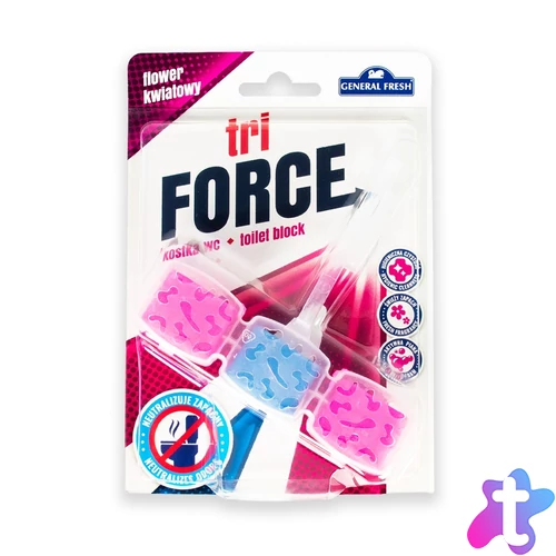 WC illatosító kosaras 45 g Tri Force virág