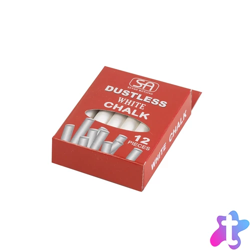 Táblakréta 12 db/doboz, fehér