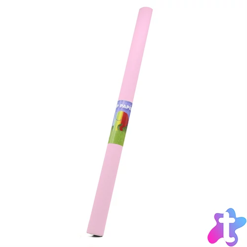 Krepp-papír 50x200cm, 33 halvány rózsaszín