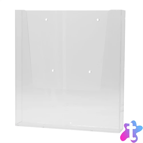 Prospektustartó A4, 1 részes fali