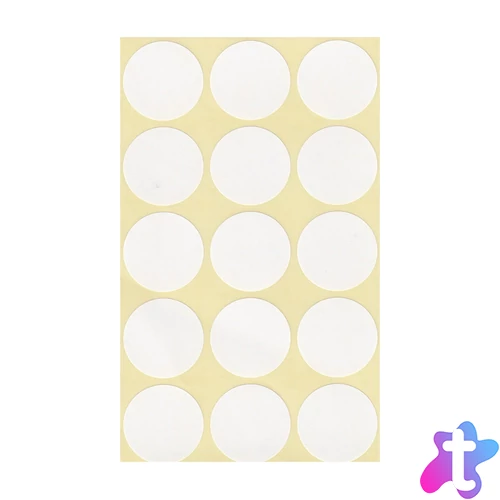 Etikett címke, 25mm, körcímke 60 db/csomag