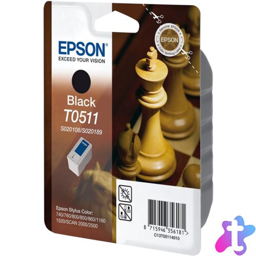 Epson T0511 tintapatron black ORIGINAL leértékelt 