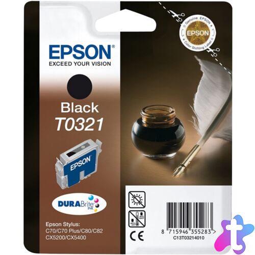 Epson T0321 tintapatron black ORIGINAL leértékelt 
