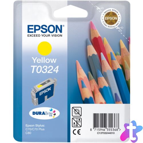 Epson T0324 tintapatron yellow ORIGINAL leértékelt 