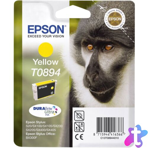 Epson T0894 tintapatron yellow ORIGINAL leértékelt 