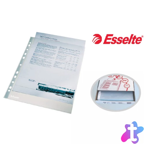 Genotherm lefűzhető, A4, 55 micron víztiszta Esselte 56066 100 db/csomag,