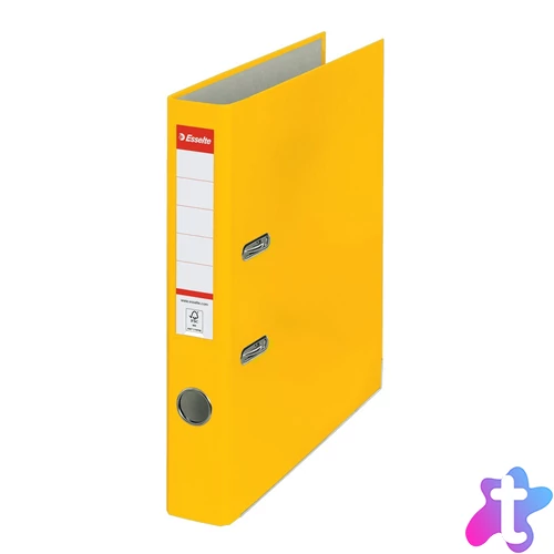 Iratrendező A4, 5cm, élvédő sínnel, 81191 Esselte Economy sárga