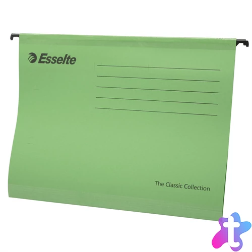 Függőmappa A4, karton Esselte Classic 90318, zöld